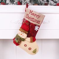 Merry Christmas 3D Character Stockings
