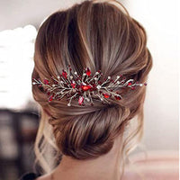 Five Teeth Disc Hair Insert Comb Bridal Photography
