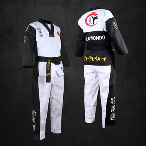 Tae Kwon Do TKD Uniform Long-sleeved Training Performance Costume (Child)