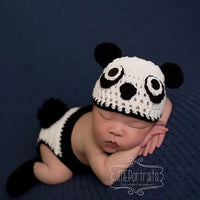 Hand-knitted Cartoon Animal-shaped Newborn Photography Outfits
