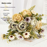 Hotel Photography Props Fake Flowers Shulman Peony Flower Decoration
