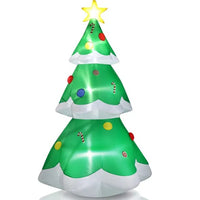 6.9 FT Lighted Christmas Inflatable Decoration, Inflatable Christmas Tree, Blow Up Yard Decorations With Built-in LED Lights For Holiday Party Front Yard Lawn Garden Decor
