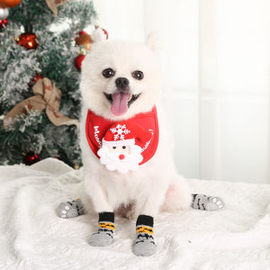 Santa Claus Dog Socks