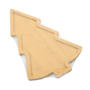 Wooden Christmas Tree Shape Trays