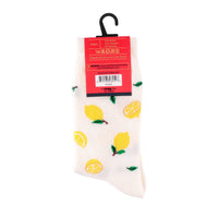 Zesty Lemon Novelty Socks