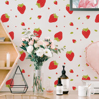 Creative Strawberry Wall Decal Stickers
