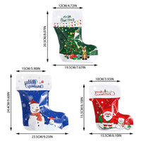 Christmas Stocking Ziplock Bags (30 Pcs - Assorted Sizes)