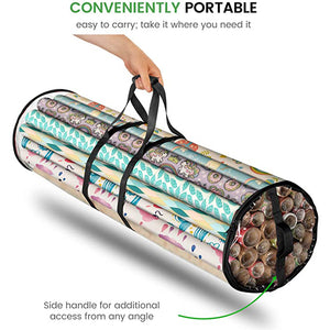 Wrapping Paper Tube Storage Bag