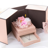 Double Door Eternal Flower Stud Gift Box