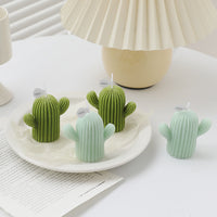 Handmade Cactus Shaped Scented Candles
