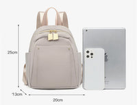 Mini mochila ligera de tela Oxford simple y de moda
