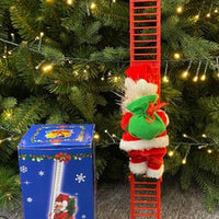 Santa Claus Climbing Ladder Electric Santa Claus Climbing Ladder