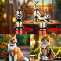 Cat Shaped Wine Stopper
