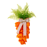 Carrot Wreath With Lights
