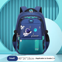 Spaceman Primary School Student Oxford Cloth Schoolbag Children Nylon Backpack
