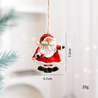 Santa Snowman Gingerbread Man Resin Ornaments
