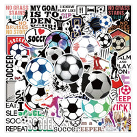 Unique Vinyl Soccer Theme Stickers (5 Pcs)
