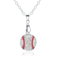 Baseball Necklace and Earrings
