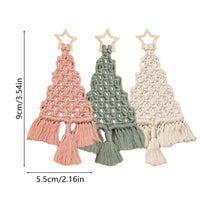 DIY Handwoven Christmas Tree Decoration Material Bag
