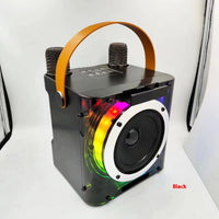 Home Karaoke 203 Bluetooth Speaker Wireless Microphone Audio
