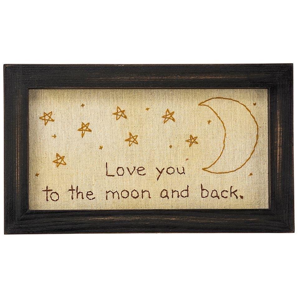 Love You To The Moon and Back - Wall Decor