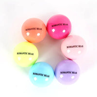 Romantic Bear Round Lip Balm