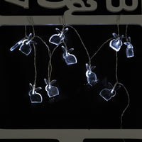 Guirlandes lumineuses décoratives en fil transparent à LED, lapin de pâques, animaux