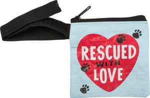 Rescatado con amor - Bolsa para excrementos de mascotas