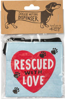 Rescued With Love - Pet Waste Bag Pouch
