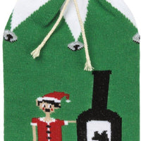 A Little Elf Told Me You Like Wine - Bottle Sock
