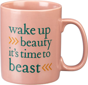 Réveillez-vous la beauté, il est temps de devenir la bête - Mug 