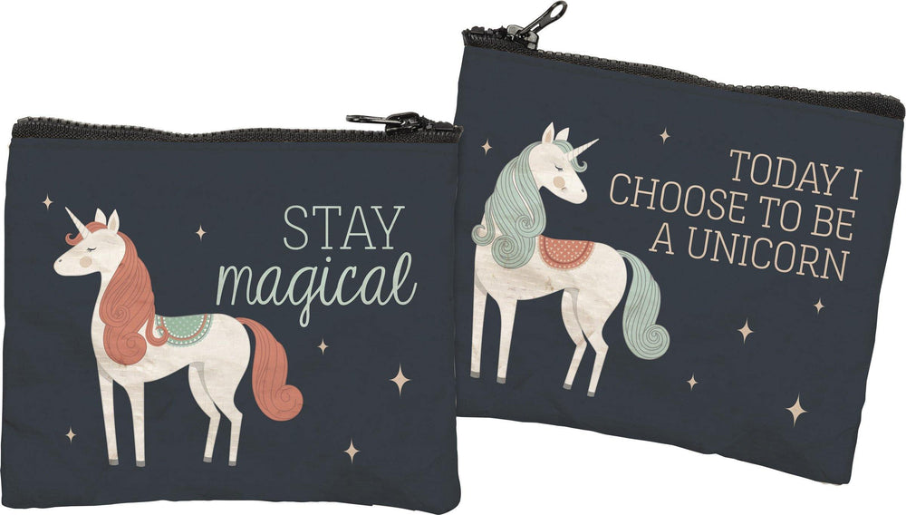 Today I Choose To Be A Unicorn - Zipper Wallet
