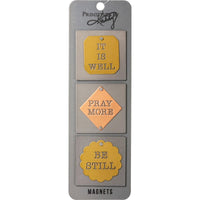 It Is Well Pray More Be Still - Magnet Set
