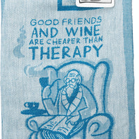 Good Friends And Wine - Kitchen Towel