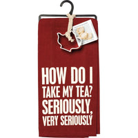 Comment prendre mon thé – Ensemble serviette et emporte-pièce
