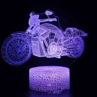 Lumières LED 3D pour moto