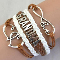 Infinity Love Grandma Layered Bracelet