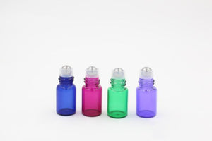 Color Glass Roller Bottles