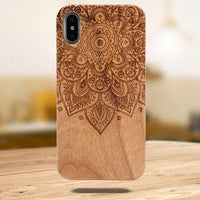 Wooden Etched iPhone Cases