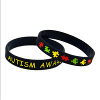 Bandes de silicone de sensibilisation à l'autisme (50 pièces)

