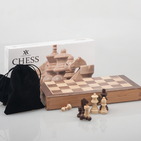Jeu d'échecs en bois de hêtre