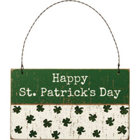 St. Patrick's Day - Slat Wood Ornament
