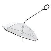 Transparent Pet Leash Umbrella