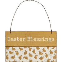 Easter Blessings - Slat Wood Ornament