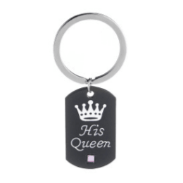 Her King & His Queen Couple Necklaces & Keychains