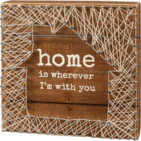 El hogar está dondequiera que esté contigo - String Art
