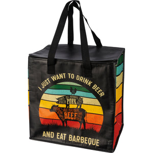 Eat Barbeque - Insulated Tote