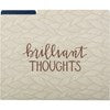 Pensamientos brillantes Buenas ideas - Conjunto de carpetas de archivos 
