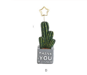 Cactus Message Holder