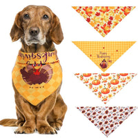 Écharpe bandana pour animaux de compagnie de Thanksgiving
